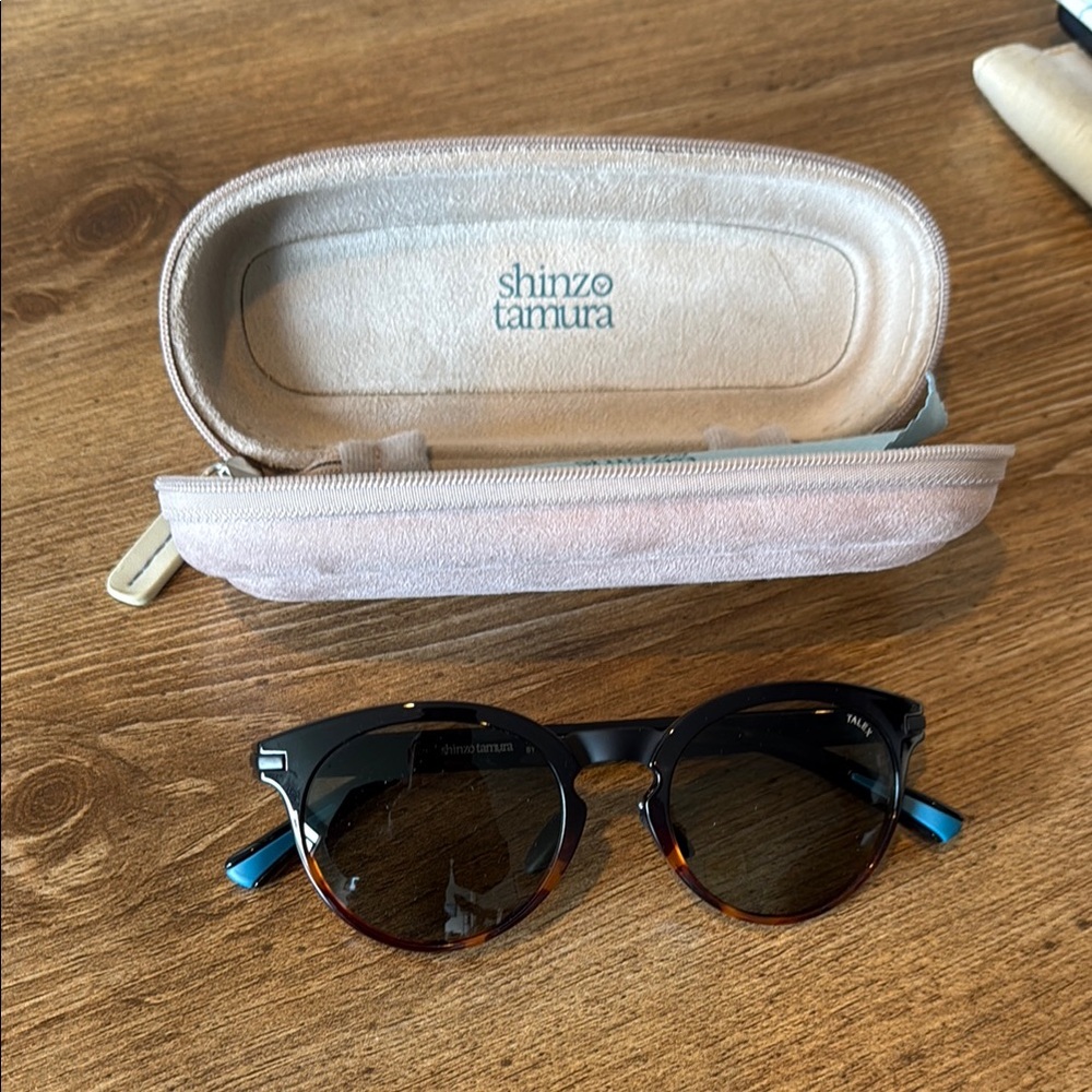 Shinzo Tamura Umeda Carbon w/ Polarized Talex lenses - never worn, made in Japan